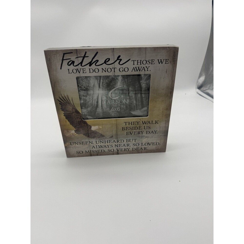 Bereavement Gift For Father  4 X 6 Photo Frame